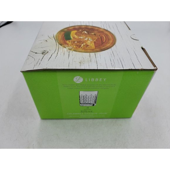 Libbey Glass Harlow Set Of 4 11oz. New A13 - Picture 7 of 9